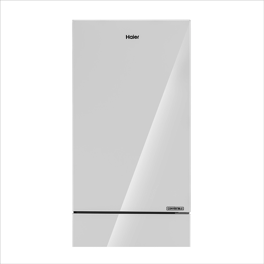 Haier 265L 2 Star Mirror Glass Bottom Mount Refrigerator